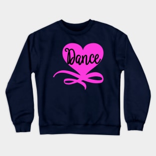 Dance Heart Ballet Tie Crewneck Sweatshirt